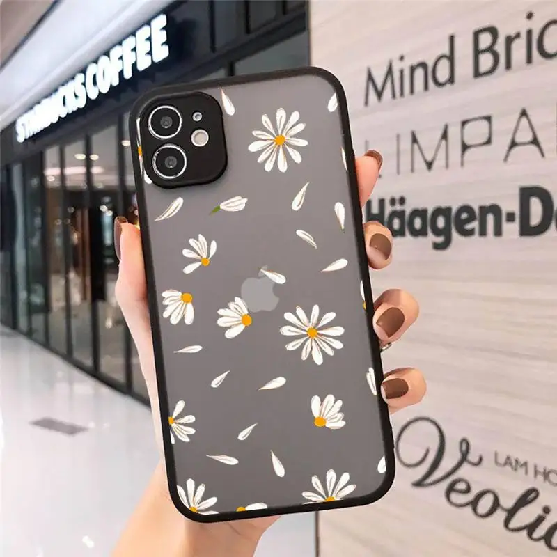 Summer daisy flowers yellow Phone Case Matte Transparent for iPhone 7 8 11 12 s mini pro X XS XR MAX Plus cover funda
Summer daisy flowers yellow Phone Case Matte Transparent for iPhone 7 8 11 12 s mini pro X XS XR MAX Plus cover funda