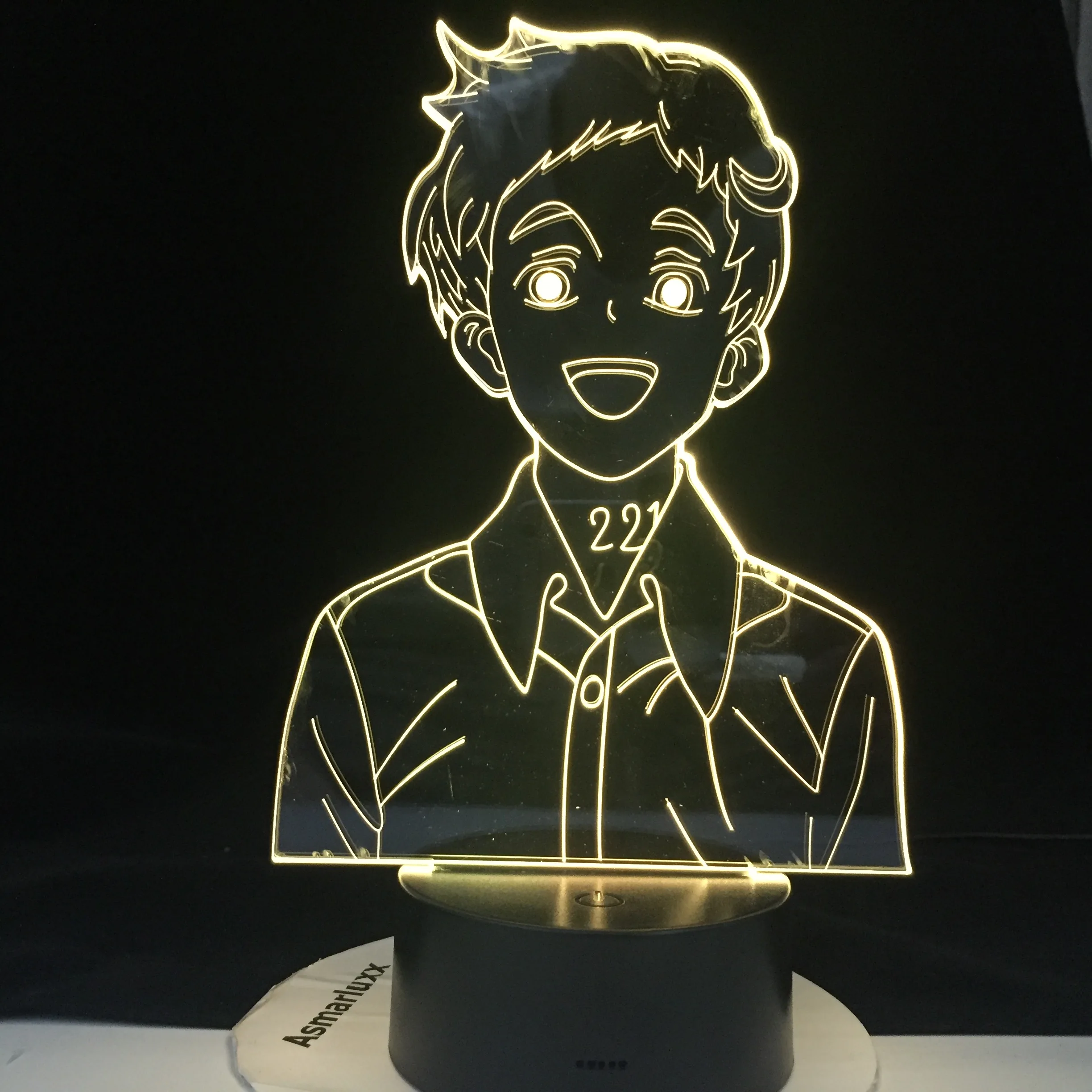 Japanese Manga The Promised Neverland Emma Figure Led Night Light for Home Room Decor Kids Child Nightlight Bedside Desk Lamp
Japanese Manga The Promised Neverland Emma Figure Led Night Light for Home Room Decor Kids Child Nightlight Bedside Desk Lamp