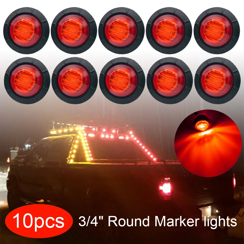 12V Red Small Round Side Marker lights Led Side Marker Lights for Trailer Trucks Caravan Side Clearance Marker Light Lamps Truck
12V Red Small Round Side Marker lights Led Side Marker Lights for Trailer Trucks Caravan Side Clearance Marker Light Lamps Truck