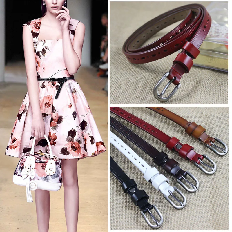Fashion Thin Real Leather Women Belt Casual Ladies Hollow Out Belts for Dresses Autumn Spring Genuine Leather Strap Accessorie
Fashion Thin Real Leather Women Belt Casual Ladies Hollow Out Belts for Dresses Autumn Spring Genuine Leather Strap Accessorie