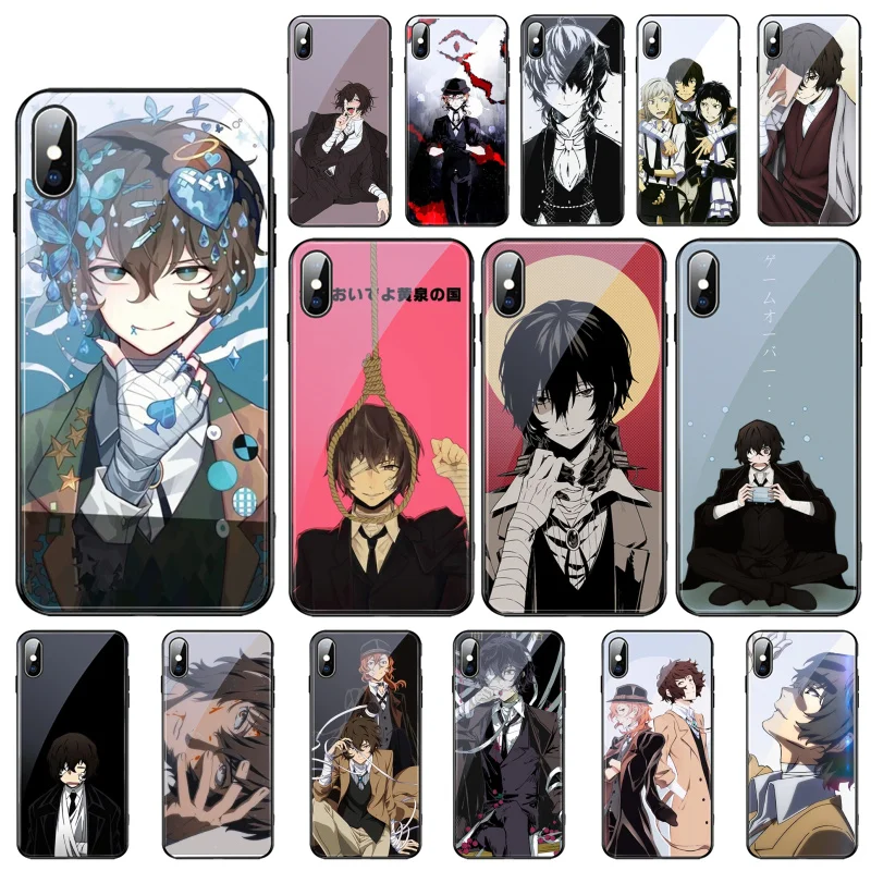 Japan Anime Bungou Stray Dogs Dazai Osamu Glass phone case For iphone 13 Pro Max For iphone 12 11 Pro Max XS XR X 8 7 Plus SE2
Japan Anime Bungou Stray Dogs Dazai Osamu Glass phone case For iphone 13 Pro Max For iphone 12 11 Pro Max XS XR X 8 7 Plus SE2