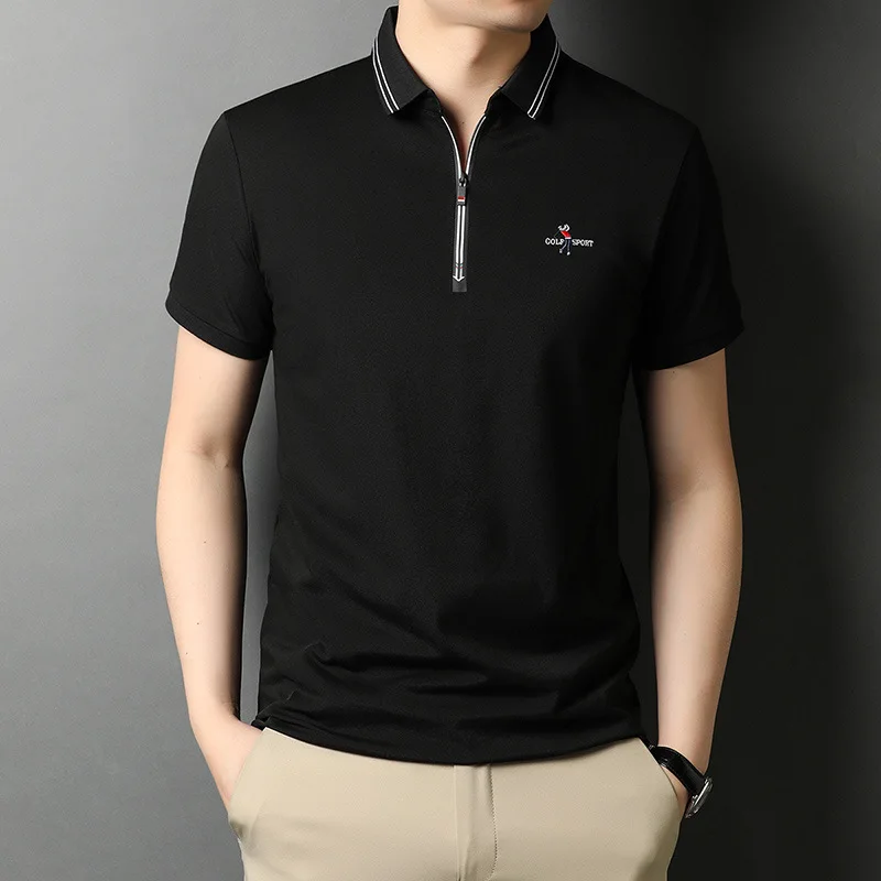 2021 summer Korean new polo shirt men's Lapel Casual Short Sleeve T-Shirt loose thin men's T-shirt
2021 summer Korean new polo shirt men's Lapel Casual Short Sleeve T-Shirt loose thin men's T-shirt