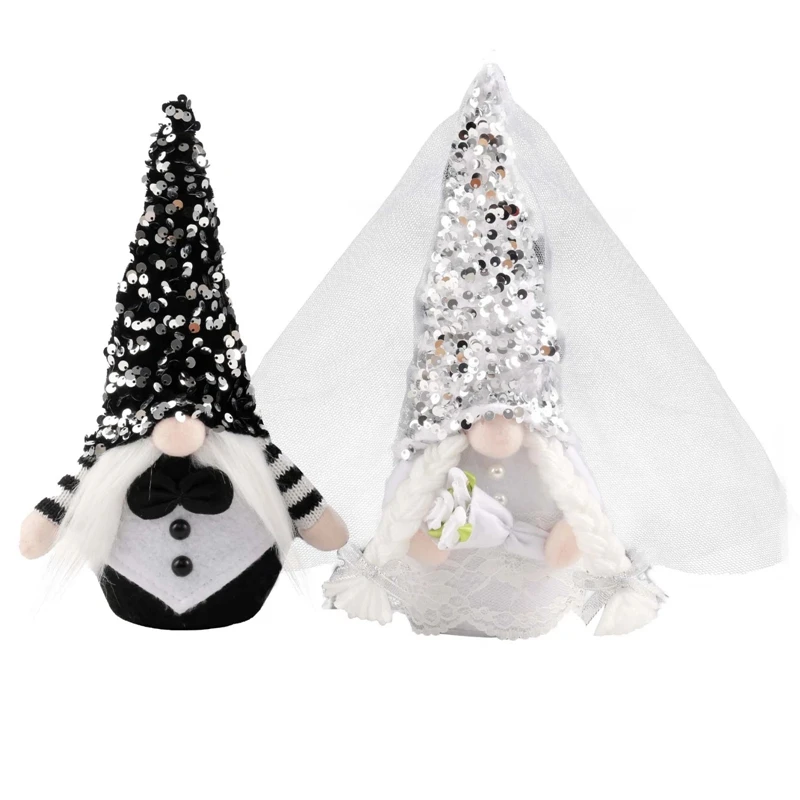 2PCS Bride Groom Romantic Wedding Rudolph Doll Dwarf Gnome Faceless Doll Home Decoration Cloth Art Cute Adult Kids Gift
2PCS Bride Groom Romantic Wedding Rudolph Doll Dwarf Gnome Faceless Doll Home Decoration Cloth Art Cute Adult Kids Gift