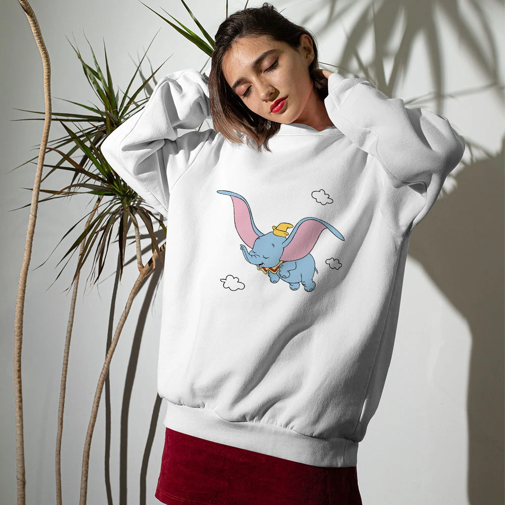 Dumbo Y2k Disney Sweatshirts Women 2021 Hoodie White Harajuku Free Flying Kawaii Big Ear Long Sleeve Spain Fashion Sweatshirt
Dumbo Y2k Disney Sweatshirts Women 2021 Hoodie White Harajuku Free Flying Kawaii Big Ear Long Sleeve Spain Fashion Sweatshirt