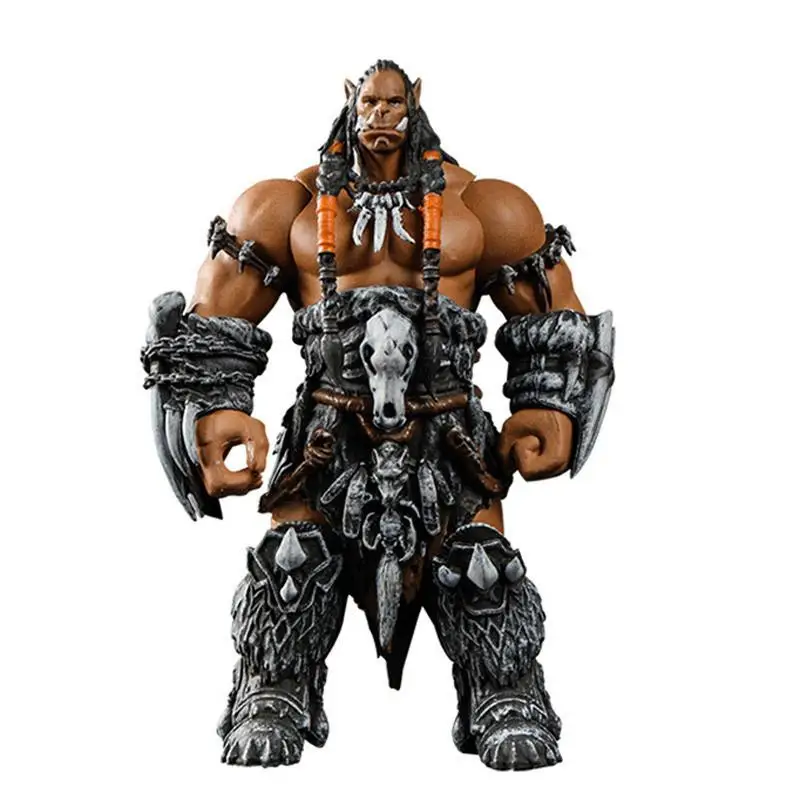 

World Of Warcraft Wow Orc Leader Durotan Sir Anduin Lothar Confederated Tribes Action Figures Arm Rotatable PVC Model Kids Toy