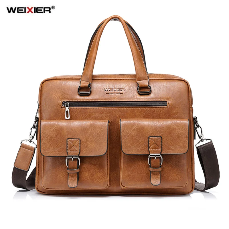 WEIXIER Men's Briefcase Casual bag Men Messenger Bag Vintage Shoulder Bags Male Laptop Briefcase Bag Large Capacity Men Handbags
WEIXIER Men's Briefcase Casual bag Men Messenger Bag Vintage Shoulder Bags Male Laptop Briefcase Bag Large Capacity Men Handbags