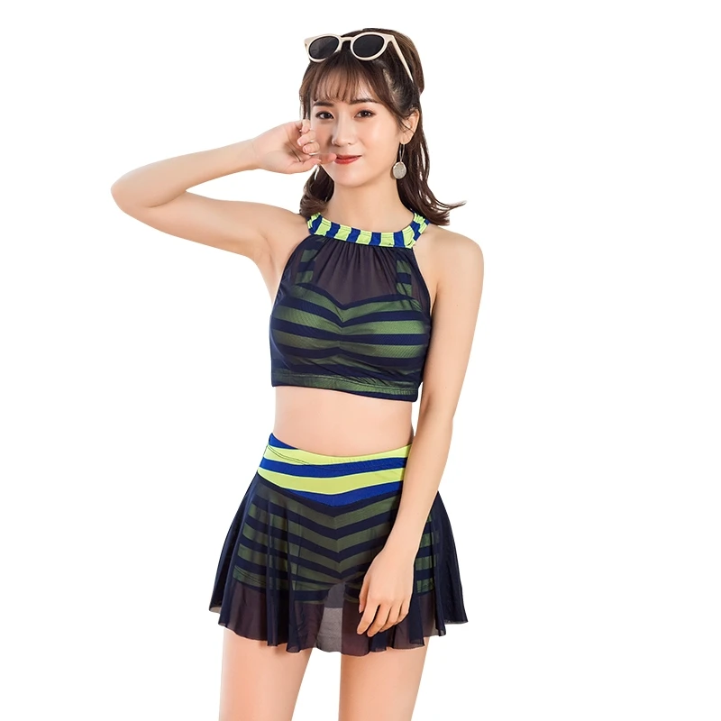 Women's Two-Piece Swimsuit New Striped Dress Slim Fit Slimming Small Breasts Lady's Push up Two Piece Swimwear Vacation
Women's Two-Piece Swimsuit New Striped Dress Slim Fit Slimming Small Breasts Lady's Push up Two Piece Swimwear Vacation