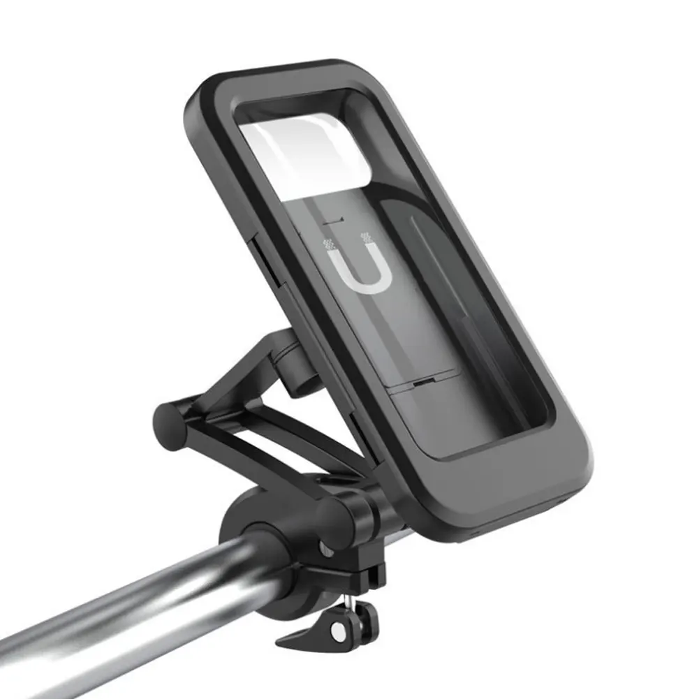 Bicycle Mobile Phone Bracket with Built-in Magnetic Attraction Adjustable with 360 Rotation Touchable Screen Waterproof
Bicycle Mobile Phone Bracket with Built-in Magnetic Attraction Adjustable with 360 Rotation Touchable Screen Waterproof