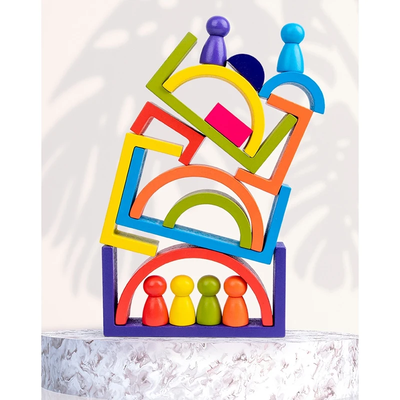 21 PCS Wooden Toddler Toys for Boys Girls Rainbow Wood Peg Dolls Pretend Play People Figures Educational Toys 
21 PCS Wooden Toddler Toys for Boys Girls Rainbow Wood Peg Dolls Pretend Play People Figures Educational Toys