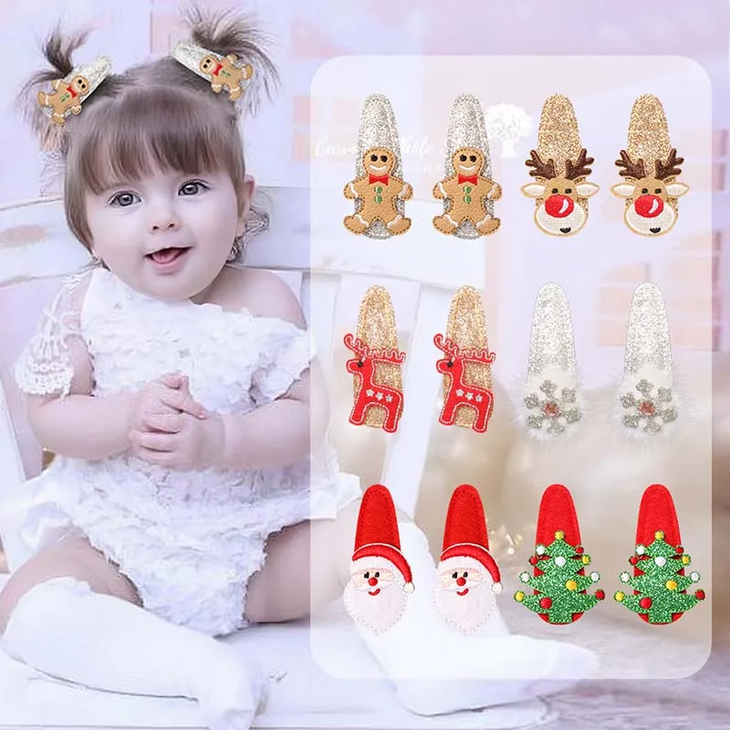 2Pc/Set Christmas Hair Pins Baby Girl Bowknot Santa Gift Hairpin Sequins Glitter Elk Kids Hairpins Snowman Baby Hair Accessories
2Pc/Set Christmas Hair Pins Baby Girl Bowknot Santa Gift Hairpin Sequins Glitter Elk Kids Hairpins Snowman Baby Hair Accessories