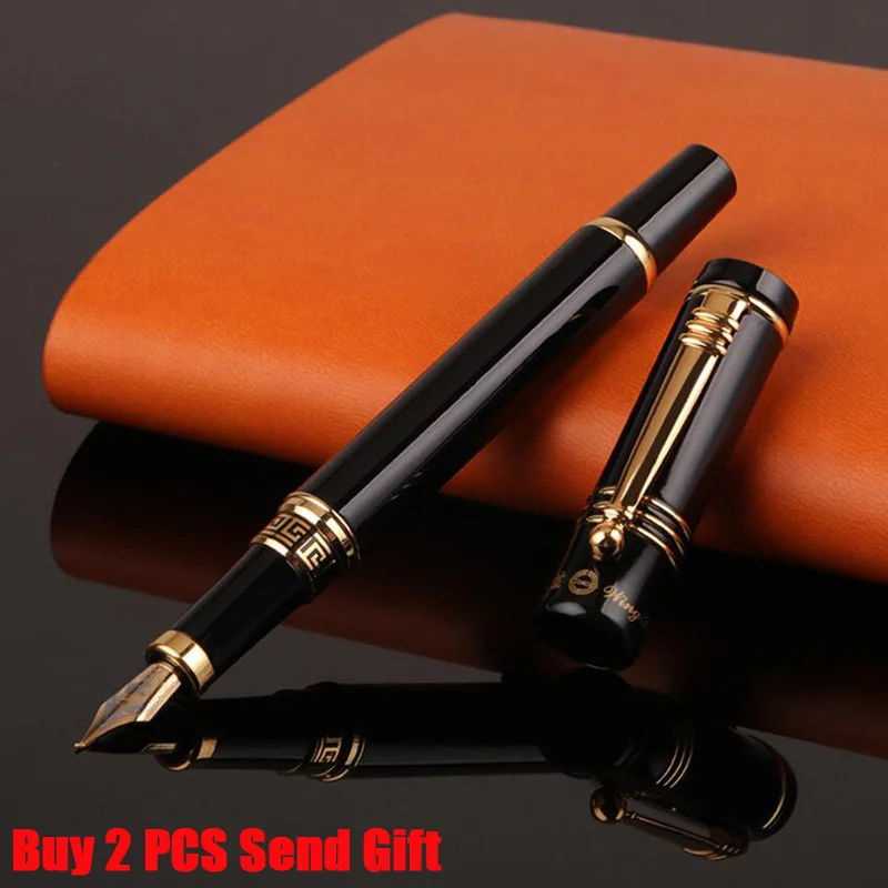 

Fashion Design Full Metal Luxury Brand Ink Fountain Pen Business Men Siganture Writing Pen Buy 2 Send Gift