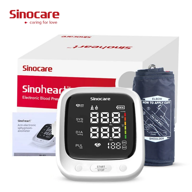 Sinocare приборы для измерения кровяного давления Монитор артериального на руку