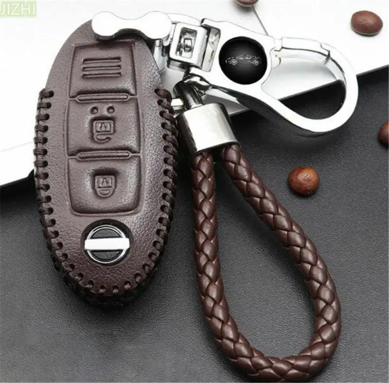 Black/Red/Brown Optional Auto Car Genuine Leather+Chromium Key Bag Case Cover+Key Chain Case Holder For Nissan
Black/Red/Brown Optional Auto Car Genuine Leather+Chromium Key Bag Case Cover+Key Chain Case Holder For Nissan