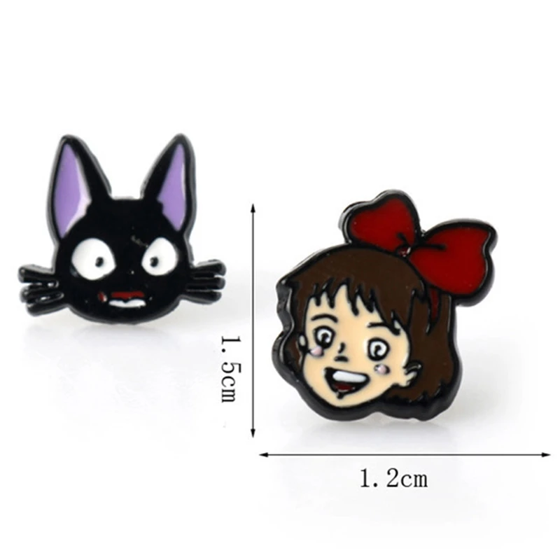2020 Новое поступление Kiki служба доставки серьги-гвоздики Studio Ghibli Аниме Miyaza