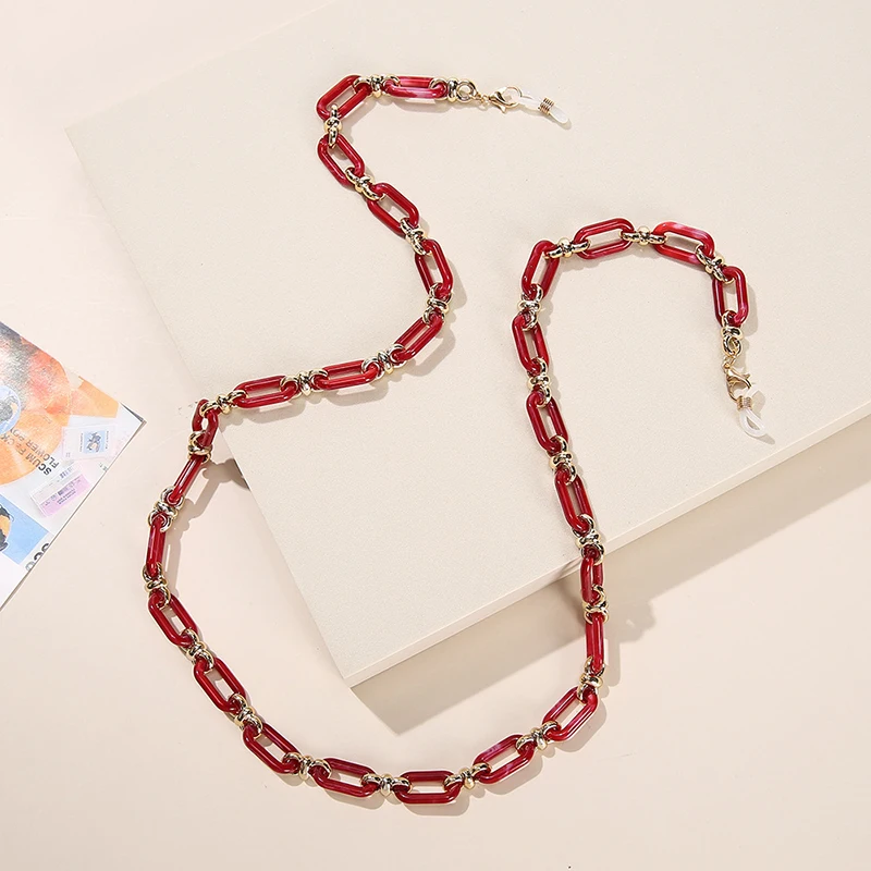 Fashion Anti-lost Glasses Chain Solid Color Simple All-match Mask Chain For Women Girls Exquisite Glasses Accessories 
Fashion Anti-lost Glasses Chain Solid Color Simple All-match Mask Chain For Women Girls Exquisite Glasses Accessories