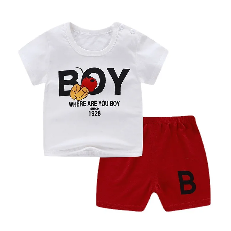 2pcs Baby Boy Summer Clothes Suit Infant Newborn Girl Clothing Set Sports Tshirt+ Shorts Suits Toddler Sport Suit Baby Outfits
2pcs Baby Boy Summer Clothes Suit Infant Newborn Girl Clothing Set Sports Tshirt+ Shorts Suits Toddler Sport Suit Baby Outfits