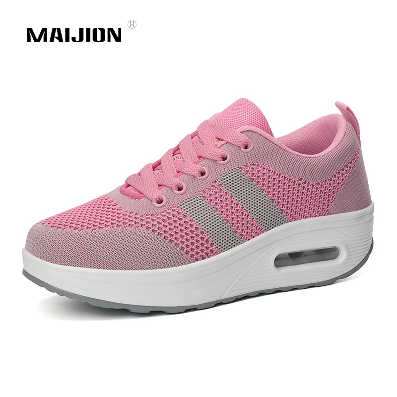 Casual Women Running Shoes Air Cushion Lady Outdoor Sneakers Breathable Knitting Walking Footwear Heighten Sport Fitness Jogging
Casual Women Running Shoes Air Cushion Lady Outdoor Sneakers Breathable Knitting Walking Footwear Heighten Sport Fitness Jogging