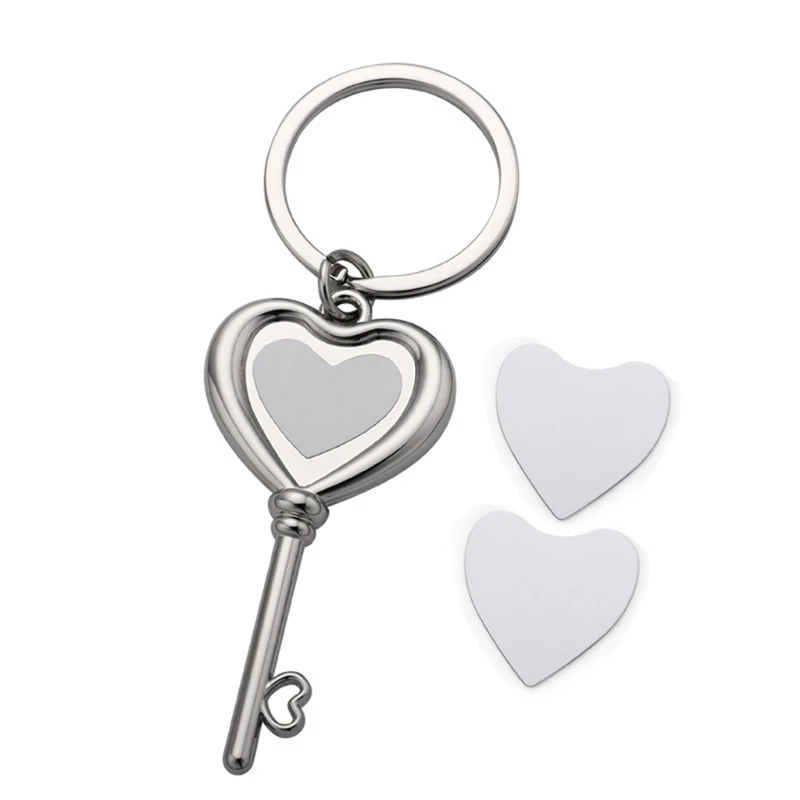 Love Heart Shaped Sublimation Blank Keychain Heat Transfer Key Chain Keyring Key Tag with Split Rings for DIY Project
Love Heart Shaped Sublimation Blank Keychain Heat Transfer Key Chain Keyring Key Tag with Split Rings for DIY Project