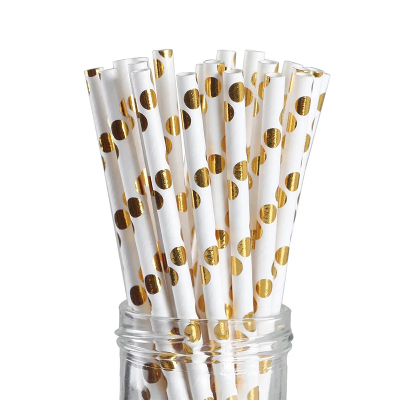 25pcs/set Foil Gold Drinking Paper Straws Birthday Party Wedding Decorative Supplies Home Supplies Biodegradable Paper
25pcs/set Foil Gold Drinking Paper Straws Birthday Party Wedding Decorative Supplies Home Supplies Biodegradable Paper