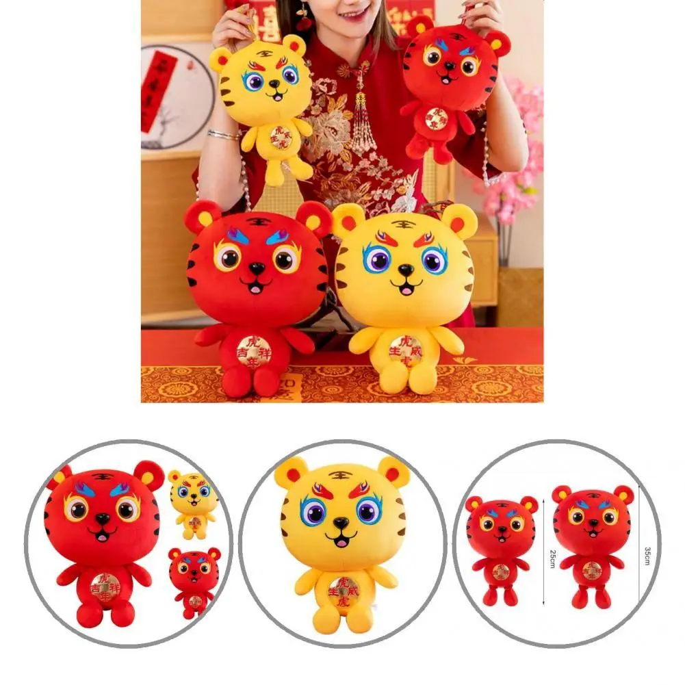 Fashionable Tiger Mascot Doll PP Cotton Zodiac Tiger Doll Festive No Deformation New Year Decoration Gift Tiger Plush Toy
Fashionable Tiger Mascot Doll PP Cotton Zodiac Tiger Doll Festive No Deformation New Year Decoration Gift Tiger Plush Toy