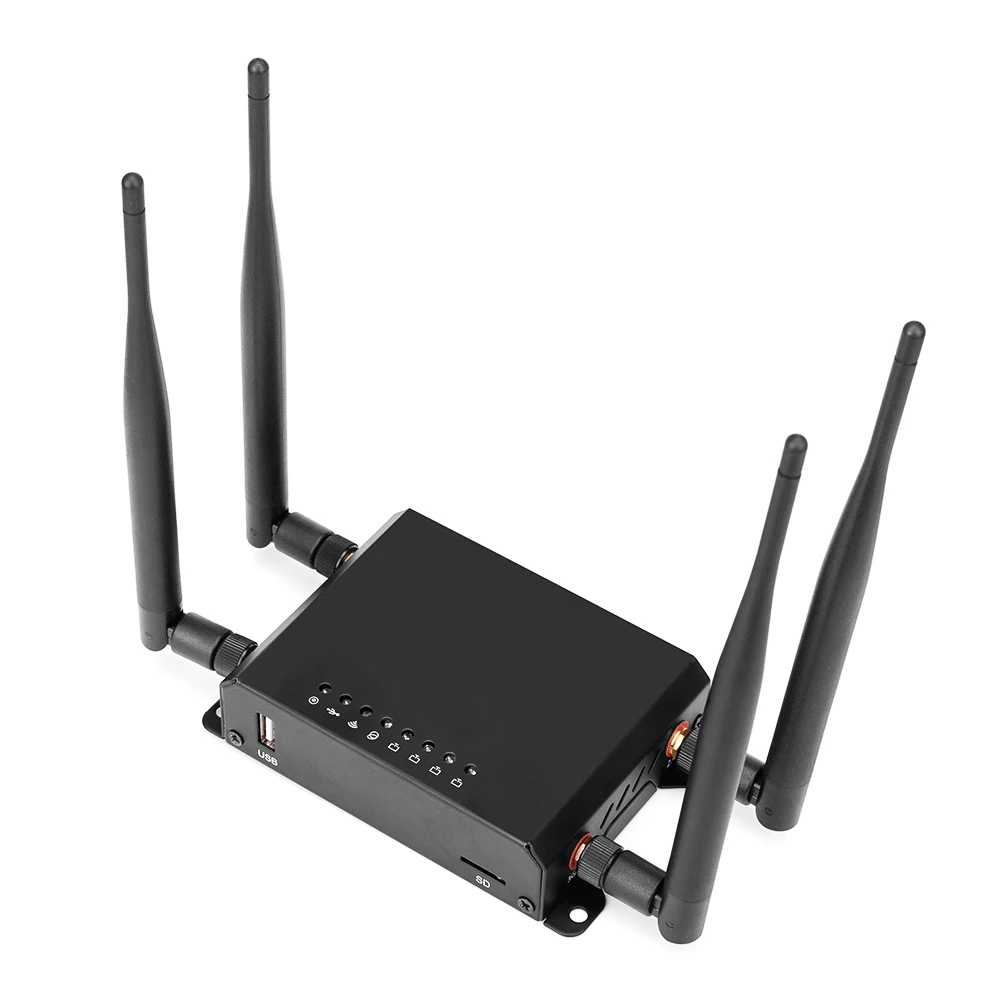 4G LTE Wireless Router 300Mbps High Speed Industrial Router with SIM Card Slot 4 External Antennas Strong Signal America Version
4G LTE Wireless Router 300Mbps High Speed Industrial Router with SIM Card Slot 4 External Antennas Strong Signal America Version