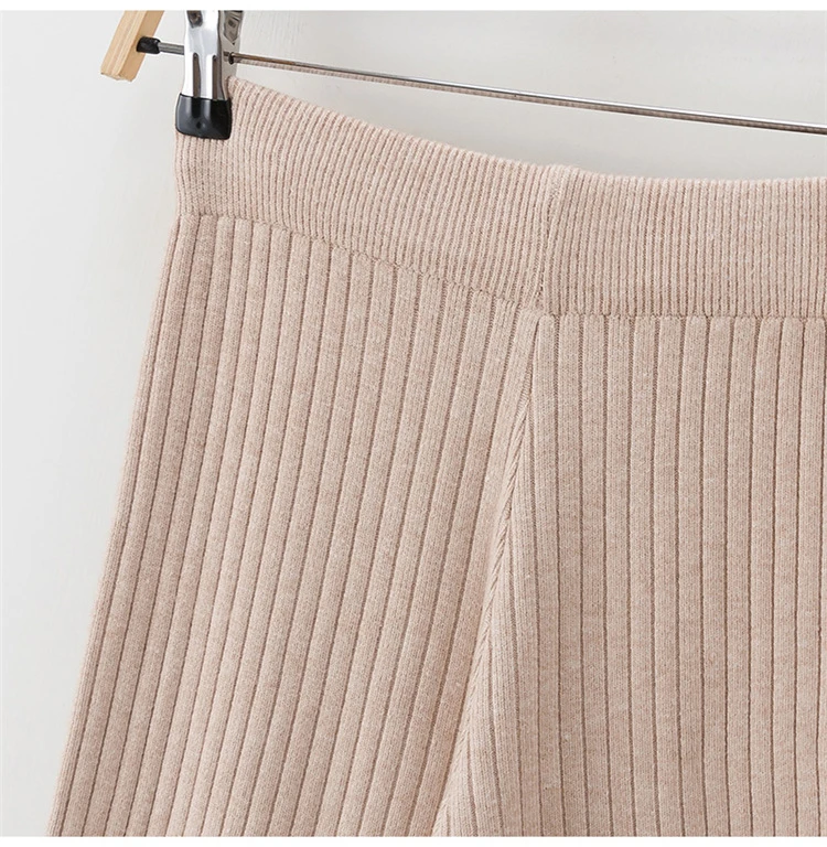 2020 autumn winter new casual straight pants women female drawstring loose high waist knitted wide leg pants casual Trousers
2020 autumn winter new casual straight pants women female drawstring loose high waist knitted wide leg pants casual Trousers