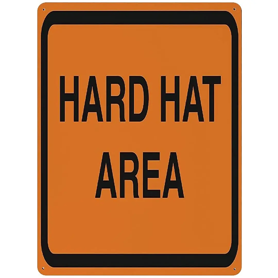 PotteLove Metal Sign Hard Hat Area Street Signs Aluminum Weatherproof Horizontal Wall Decoration 16x12inch 
PotteLove Metal Sign Hard Hat Area Street Signs Aluminum Weatherproof Horizontal Wall Decoration 16x12inch