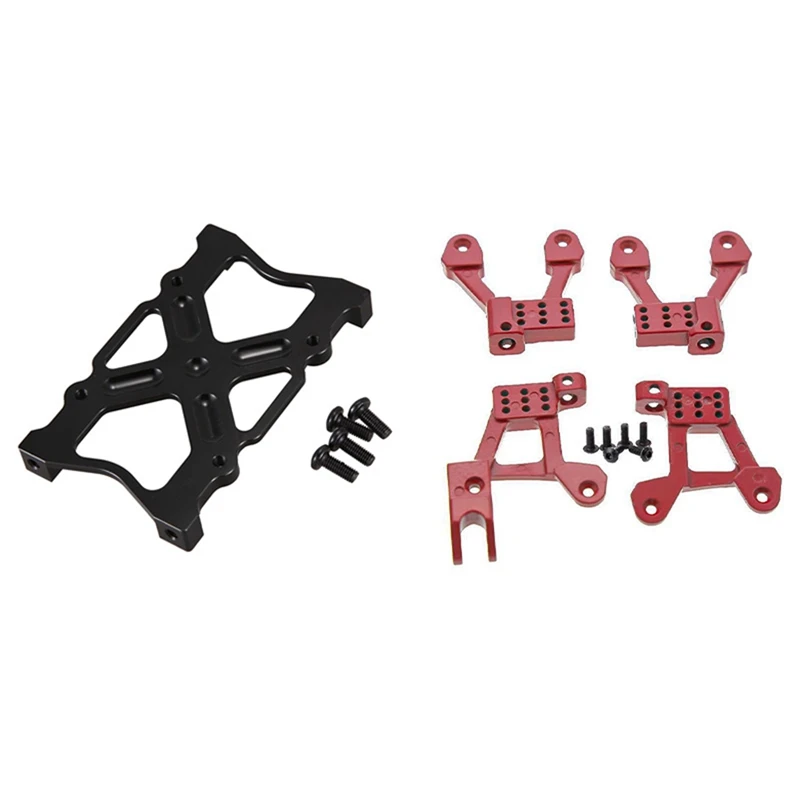 Bumper Mounting Plate with 4PCS Metal Front and Rear Shock Damper Towers Mount Hoops,for AXIAL SCX10 1:10 Scale RC Car
Bumper Mounting Plate with 4PCS Metal Front and Rear Shock Damper Towers Mount Hoops,for AXIAL SCX10 1:10 Scale RC Car