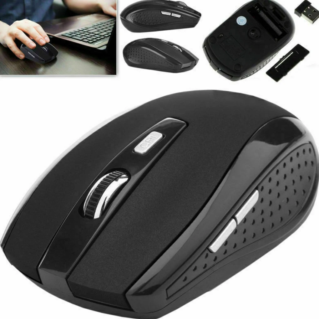 2.4G Wireless Mouse Computer Working Gaming Wireless Battery Powered 1600DPI Plastic Optical Mouse
2.4G Wireless Mouse Computer Working Gaming Wireless Battery Powered 1600DPI Plastic Optical Mouse