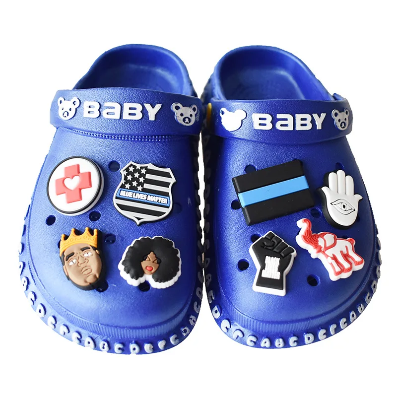1pcs I Can Not Breathe Shoe Charms Accessories Black lives matter fist Portraits BGM BLM PVC JIBZ for Croc Shoe Charm Decoration
1pcs I Can Not Breathe Shoe Charms Accessories Black lives matter fist Portraits BGM BLM PVC JIBZ for Croc Shoe Charm Decoration