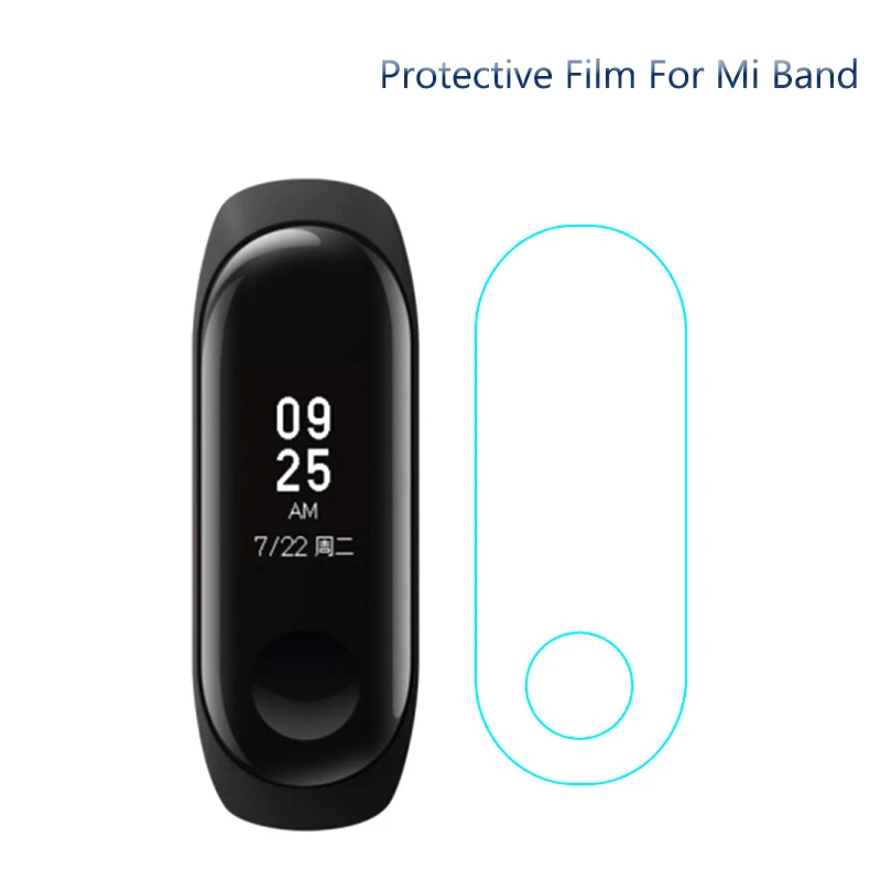 ТПУ Экран протектор для Xiaomi Mi группа 4/3/2 Смарт часы Полный закаленное устойчивая