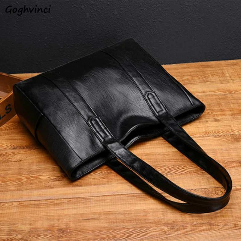Black Top-Handle Bags Women Bussiness-bag Large Capacity Korean-style Solid PU Casual Big-bags Shopper Retro Vintage Elegant New
Black Top-Handle Bags Women Bussiness-bag Large Capacity Korean-style Solid PU Casual Big-bags Shopper Retro Vintage Elegant New