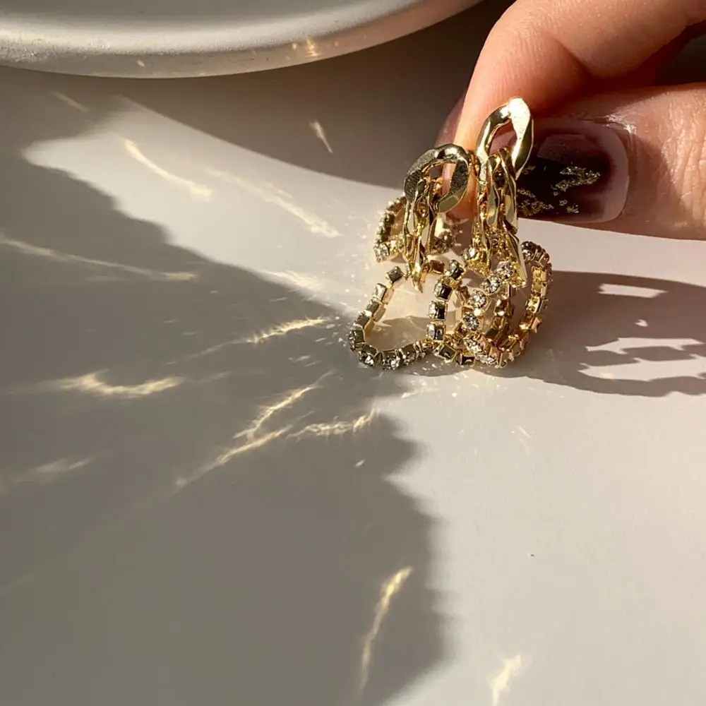 Metal Zircon Chain Drop Earrings Tassel Dangle Earrings Fashion Pendant Gift Wedding Earrings For Women Statement Jewelry
Metal Zircon Chain Drop Earrings Tassel Dangle Earrings Fashion Pendant Gift Wedding Earrings For Women Statement Jewelry