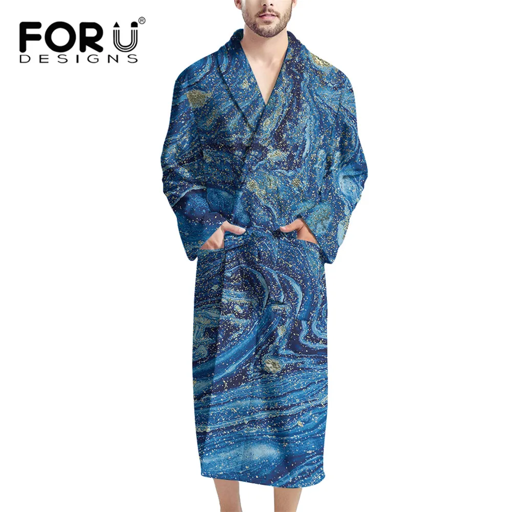 FORUDESIGNS Marbled Blue Abstract Bathrobe for Mens Harajuku Style Fleece Plush Fluffy Housecoat Nightgown for Spa Hot Tub Sauna
FORUDESIGNS Marbled Blue Abstract Bathrobe for Mens Harajuku Style Fleece Plush Fluffy Housecoat Nightgown for Spa Hot Tub Sauna