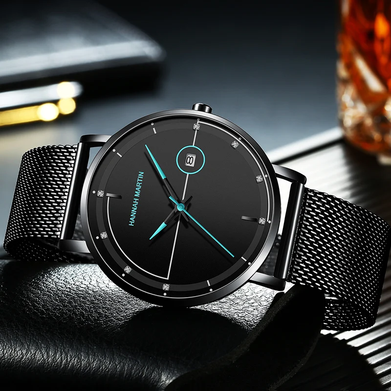 New Men's Quartz Watch Waterproof Stainless Steel Mesh Belt Fashion Trend Business Casual Calendar Double Insurance Buckle Watch
New Men's Quartz Watch Waterproof Stainless Steel Mesh Belt Fashion Trend Business Casual Calendar Double Insurance Buckle Watch