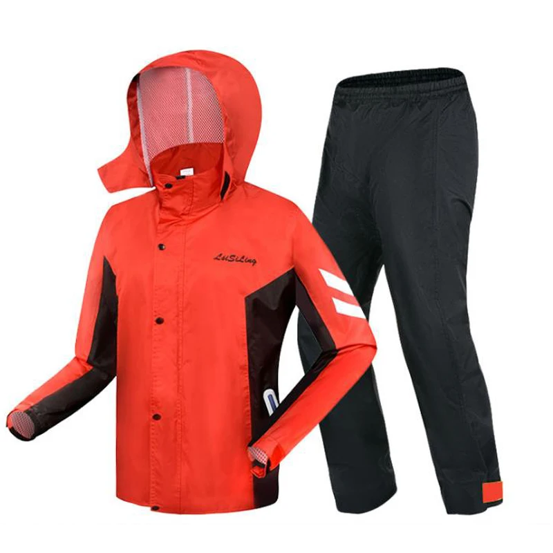 Adult Split Raincoat Outdoor Motorcycle 3D Stereo Reflective Safety Raincoat Men Women Detachable Face Mask Brim Rain Jacket
Adult Split Raincoat Outdoor Motorcycle 3D Stereo Reflective Safety Raincoat Men Women Detachable Face Mask Brim Rain Jacket
