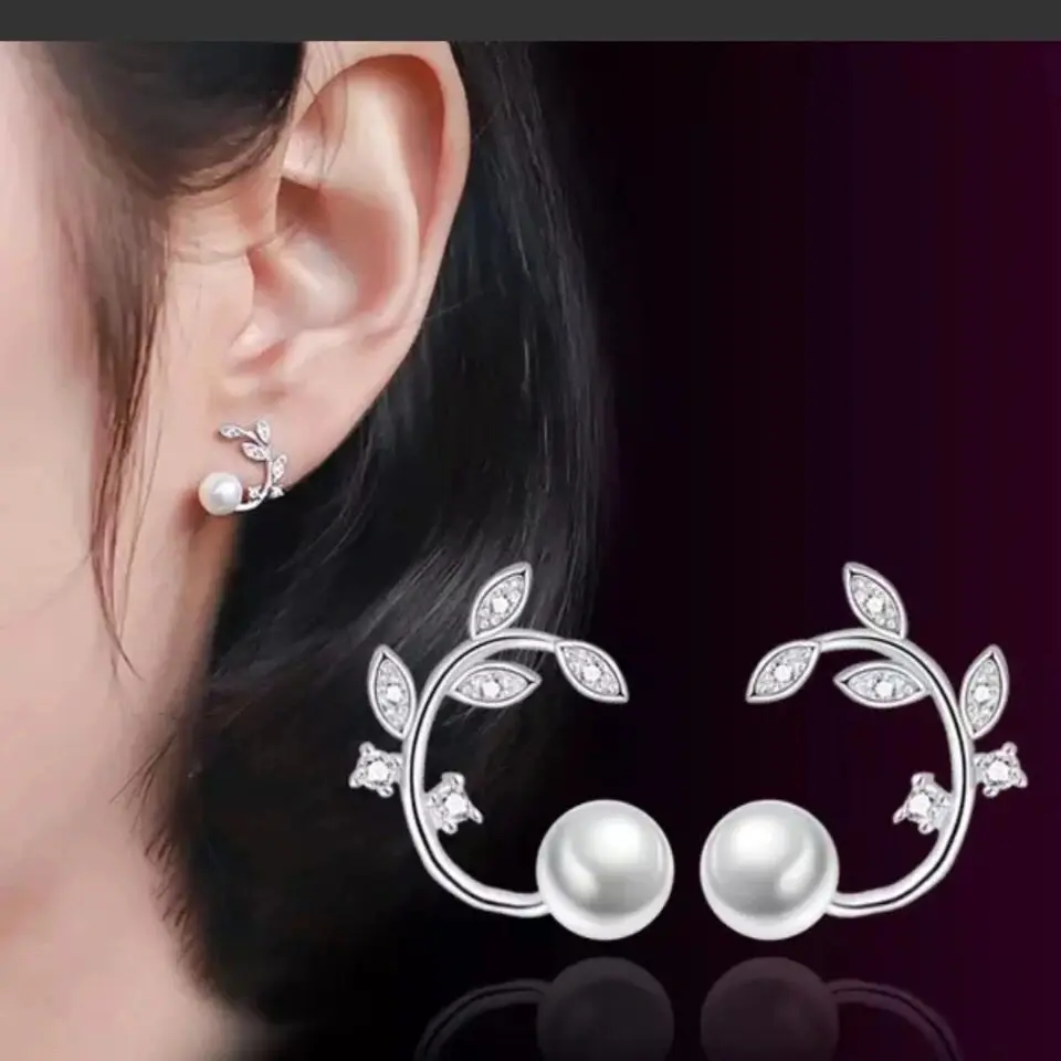 GANXIN Female Pearl Earrings Simple Statement Branches Shape Jewelry Metal Silver Plated Earring Ear Drop Studs for Women's
GANXIN Female Pearl Earrings Simple Statement Branches Shape Jewelry Metal Silver Plated Earring Ear Drop Studs for Women's