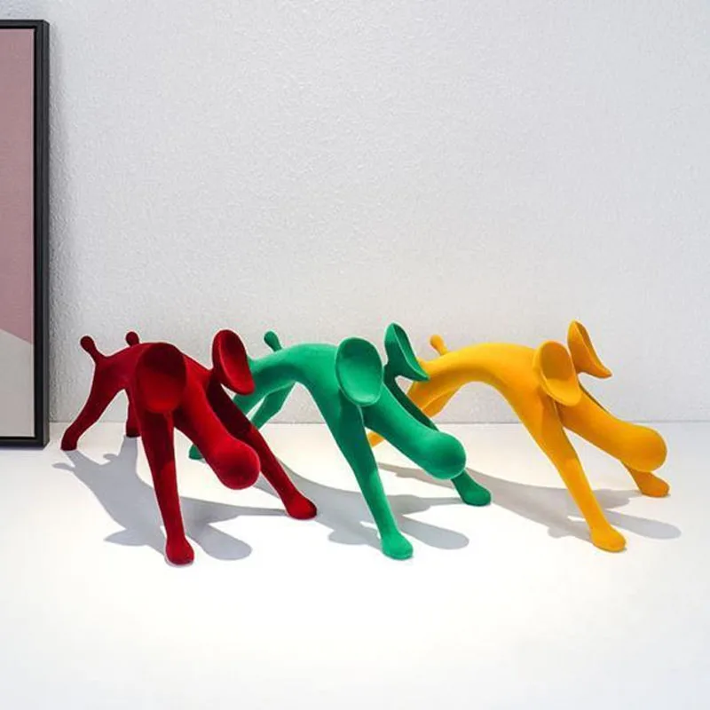 Скандинавский абстрактный флокирующий Рисунок собаки Скульптура животного украшение для дома аксессуары современное искусство полимерна...
Скандинавский абстрактный флокирующий Рисунок собаки Скульптура животного украшение для дома аксессуары современное искусство полимерна...