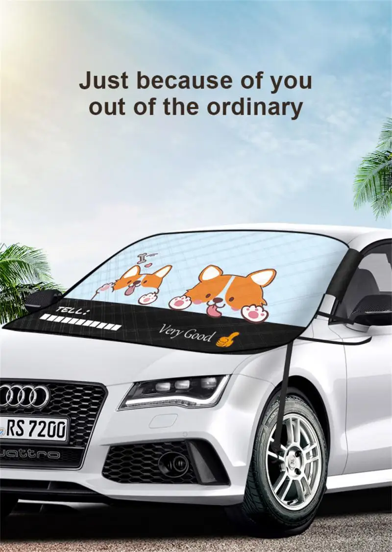 Car Snow Ice Windshield Cover Visor Sun Shade Front Windshield Cover Shields Auto Front Glass Shields for Snow Sun Auto Parts
Car Snow Ice Windshield Cover Visor Sun Shade Front Windshield Cover Shields Auto Front Glass Shields for Snow Sun Auto Parts