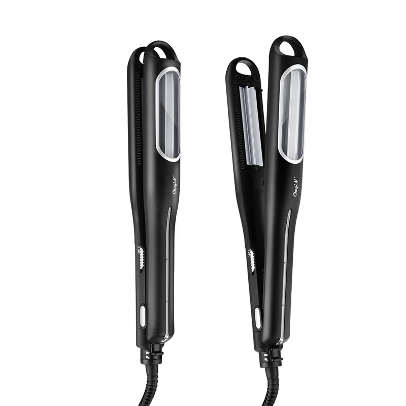 

CkeyiN Automatic Hair Crimper Straightener Corrugated Waver Hair Curler Corn Splint Curling Iron Curly Iron Corrugated Flat Iron