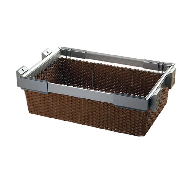 Wardrobe Storage Rack Cloak Room Storage Rack Drawer Slidable Damping Imitation Cane Basket Basket Stainless Steel Basket
Wardrobe Storage Rack Cloak Room Storage Rack Drawer Slidable Damping Imitation Cane Basket Basket Stainless Steel Basket