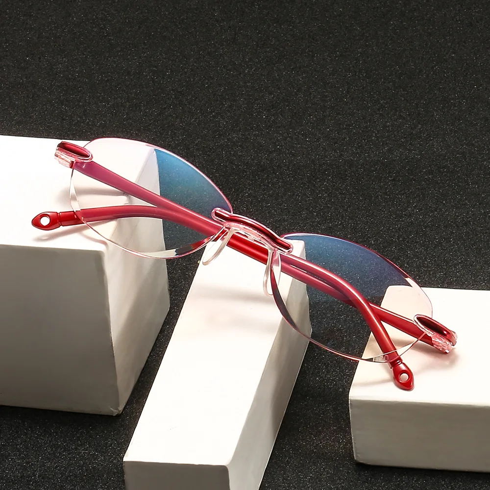 MOLNIYA Men Women Rimless Reading Glasses Anti Blue Light Magnification Eyewear Presbyopic Glasses Diopter +150 +200
MOLNIYA Men Women Rimless Reading Glasses Anti Blue Light Magnification Eyewear Presbyopic Glasses Diopter +150 +200