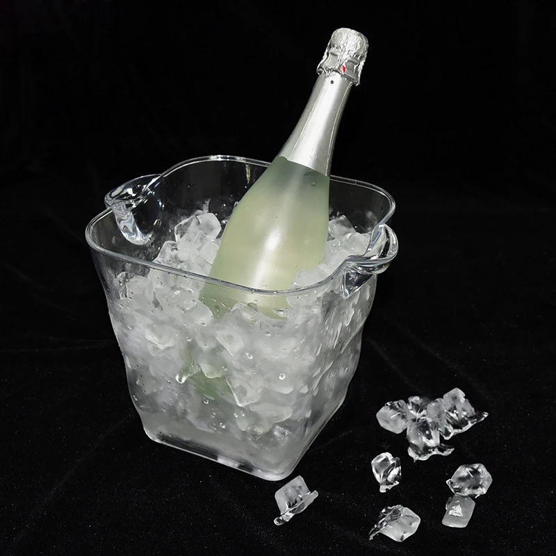 5л прозрачное ведерко для льда шампанское пиво вино кулер напиток держатель