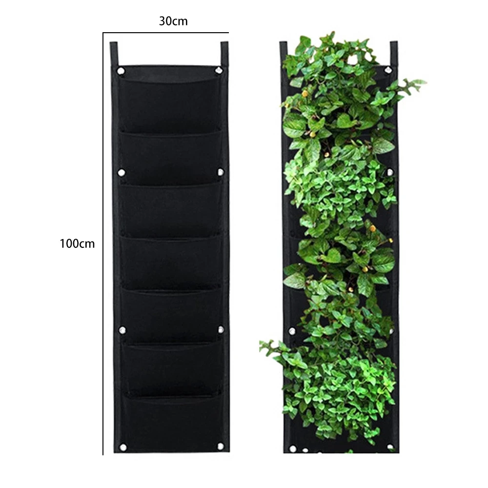 Wall Hanging Planting Bags 7 Pockets Plant Grow Bag Planter Vertical Garden Vegetable Living Bonsai Bag Flower Dropshipping
Wall Hanging Planting Bags 7 Pockets Plant Grow Bag Planter Vertical Garden Vegetable Living Bonsai Bag Flower Dropshipping