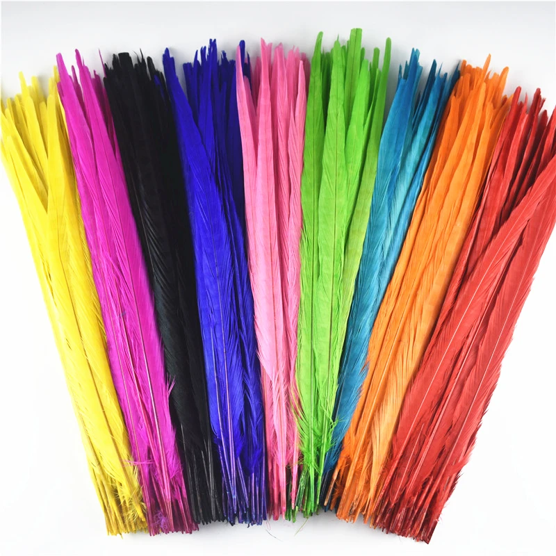 50-55 см 20-22 "Ringneck Перья из хвоста фазана для рукоделия Carnaval Assesoires натуральный