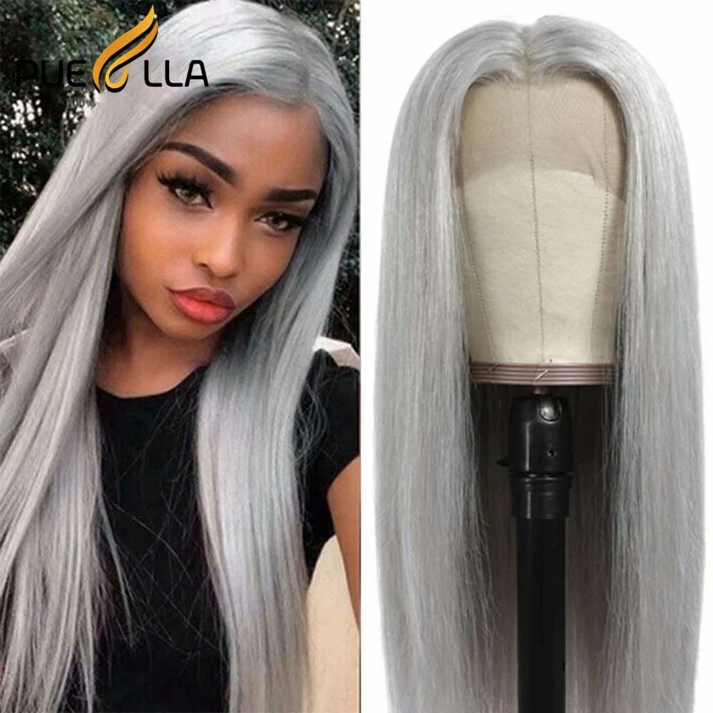 13x4 Lace Frontal Wig Grey Colored 13x6 Lace Front Human Hair Wigs For Women Brazilian Hair Preplucked Straight Human Hair Wig
13x4 Lace Frontal Wig Grey Colored 13x6 Lace Front Human Hair Wigs For Women Brazilian Hair Preplucked Straight Human Hair Wig