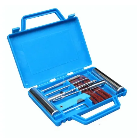 11pcs Auto Tire Repair Kit Motorcycle Bike Tyre Puncture Repair Kit Emergency Heavy Duty Tubeless Plug Set Professional Portable
11pcs Auto Tire Repair Kit Motorcycle Bike Tyre Puncture Repair Kit Emergency Heavy Duty Tubeless Plug Set Professional Portable