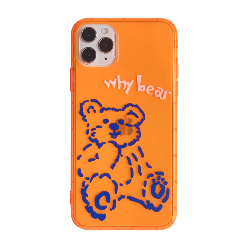 New The fluorescent bear mobile phone case is suitable for iPhone11 Pro Max X XR XSMax 8 7PluS anti-drop protective back cover
New The fluorescent bear mobile phone case is suitable for iPhone11 Pro Max X XR XSMax 8 7PluS anti-drop protective back cover