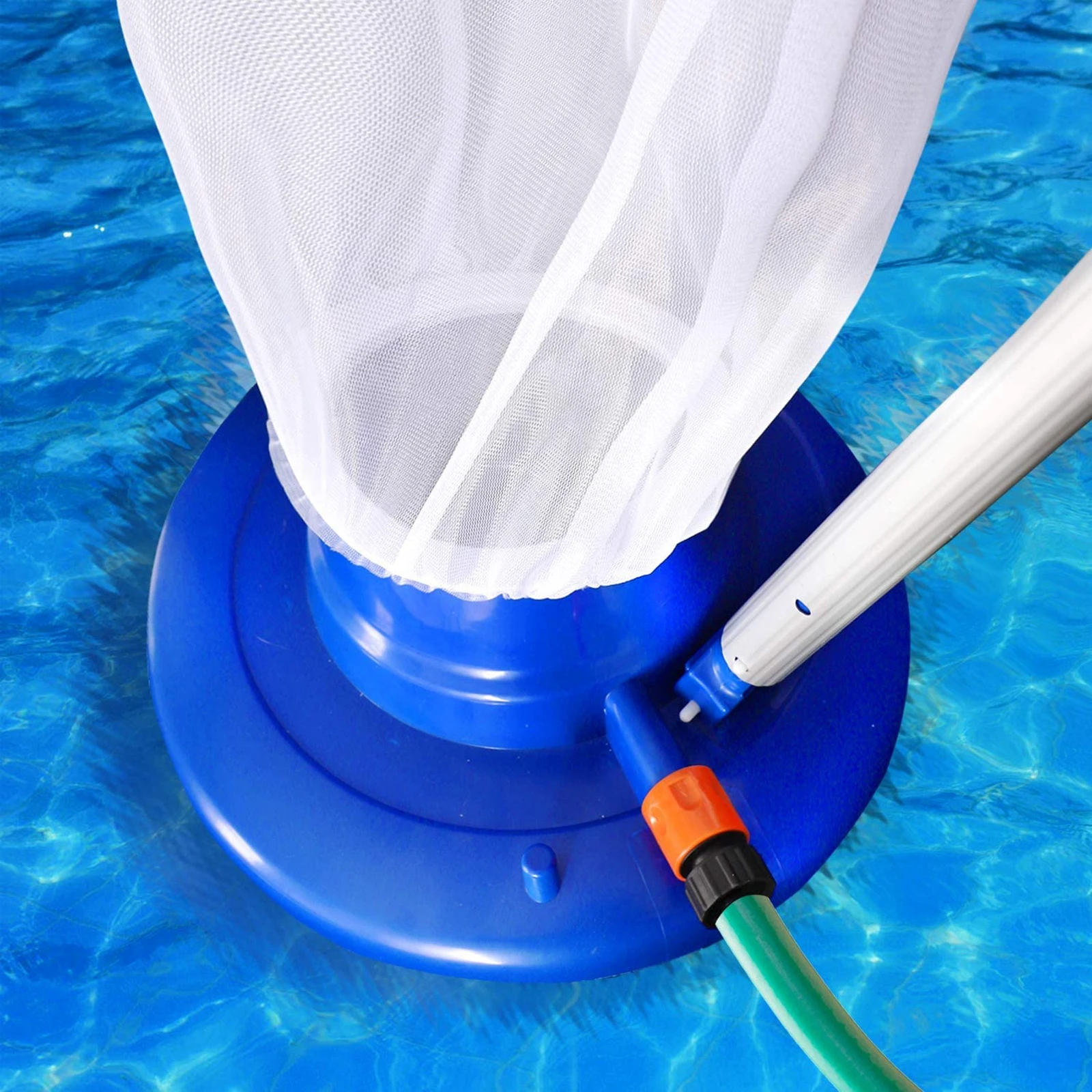 Universal Swimming Pool Vacuum Suction Head Underwater Leaf Cleaning Large Suction Head Blue Vacuum Cleaner With 6 Brushes
Universal Swimming Pool Vacuum Suction Head Underwater Leaf Cleaning Large Suction Head Blue Vacuum Cleaner With 6 Brushes