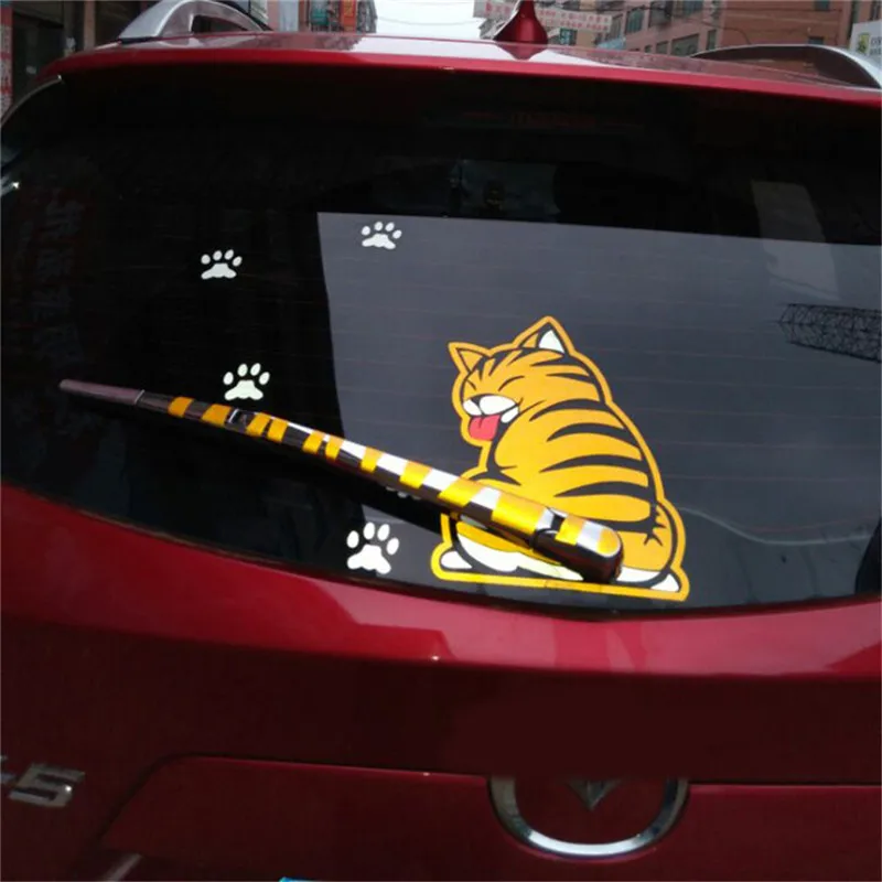 Cat Moving Tail Paws Car Stickers 3D Creative Cartoon Auto Rear Windshield Vehicle Window Wiper Decal Styling Decoration Sticker
Cat Moving Tail Paws Car Stickers 3D Creative Cartoon Auto Rear Windshield Vehicle Window Wiper Decal Styling Decoration Sticker